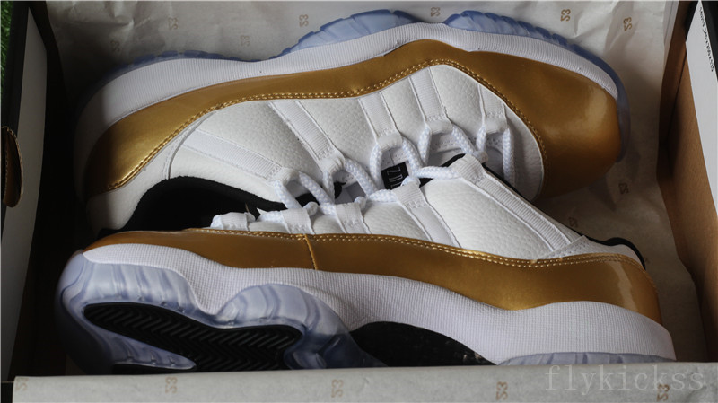 Air Jordan 11 Low Metallic Gold